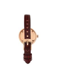 Emporio Armani Zegarek AR11417 Czerwony. Kolor: czerwony. Materiał: skóra #4