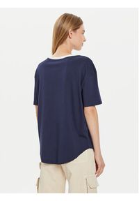 GAP - Gap T-Shirt 500012-02 Granatowy Oversize. Kolor: niebieski. Materiał: bawełna