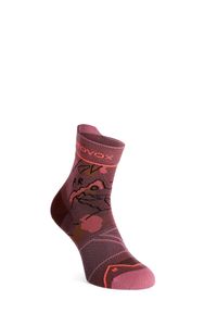 ORTOVOX - Skarpety merino damskie Ortovox Alpine Light Quarter Socks. Kolor: czerwony. Sport: outdoor