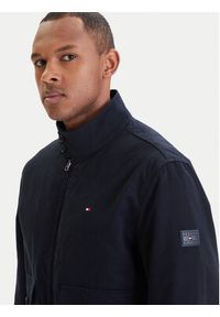 TOMMY HILFIGER - Tommy Hilfiger Kurtka przejściowa Harrington MW0MW42507 Niebieski Regular Fit. Kolor: niebieski. Materiał: bawełna #6