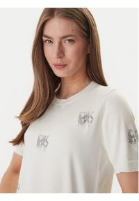 DKNY Sweter DJ6R0242 Écru Regular Fit. Kolor: kremowy. Materiał: syntetyk #5