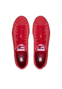Tommy Jeans Tenisówki Archive Vulc. Y2K Washed Canvas EM0EM01720 Czerwony. Kolor: czerwony. Materiał: materiał #2
