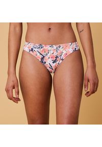 Dół kostiumu kąpielowego surfingowego damski Roxy Kwiaty. Kolor: biały, wielokolorowy. Materiał: elastan, materiał, nylon. Wzór: kwiaty #1