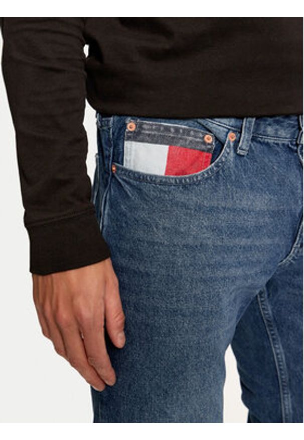 Tommy Jeans Jeansy Scanton DM0DM20404 Niebieski Slim Fit. Kolor: niebieski