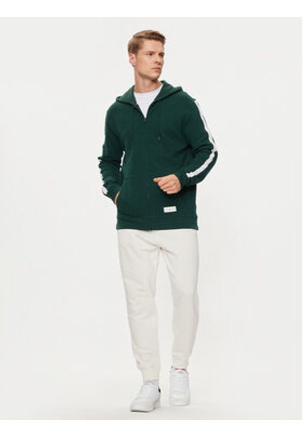 TOMMY HILFIGER - Tommy Hilfiger Bluza UM0UM03011 Zielony Regular Fit. Kolor: zielony. Materiał: bawełna