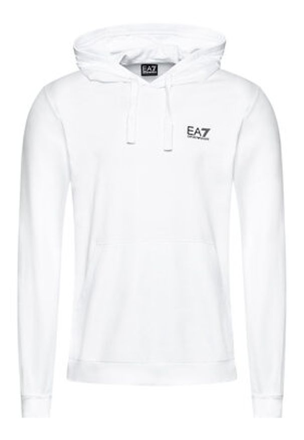 EA7 Emporio Armani Bluza 8NPM04 PJ05Z 1100 Biały Regular Fit. Kolor: biały. Materiał: bawełna