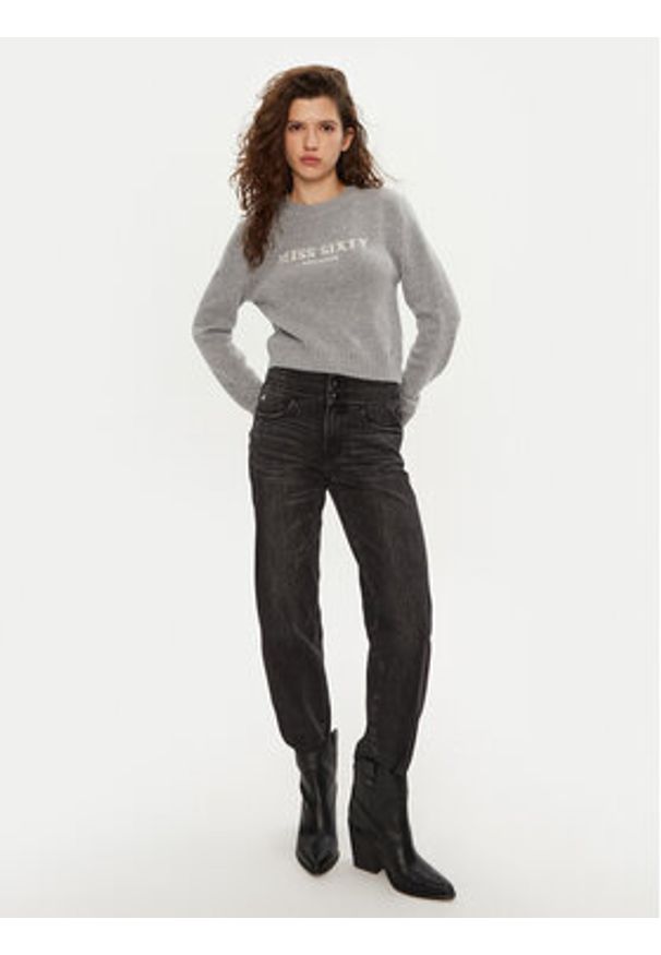 Miss Sixty Jeansy 6L4JJ3400000 Szary Straight Leg. Kolor: szary