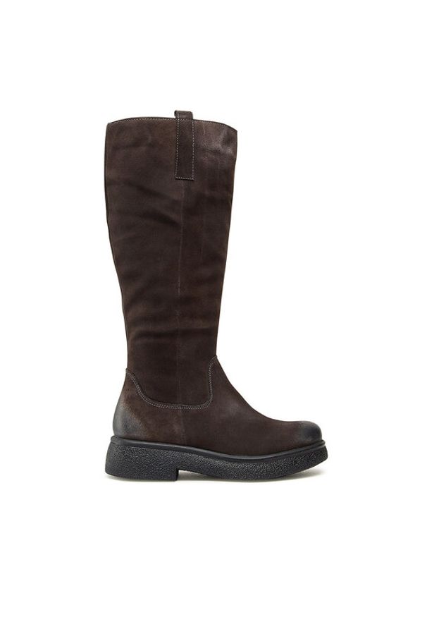 Lasocki Kozaki WI23-BULGY-06 Szary. Kolor: szary. Materiał: skóra, zamsz