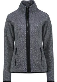 GLOMEX - Sweter damski Kjelvik Nyka na zamek, czarny, rozmiar 44. Kolor: szary, czarny, wielokolorowy #2