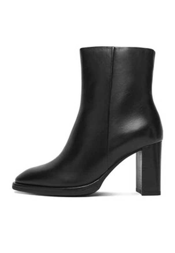 Gino Rossi - GINO ROSSI Botki EO-LORA-0121991 Czarny. Kolor: czarny. Materiał: skóra