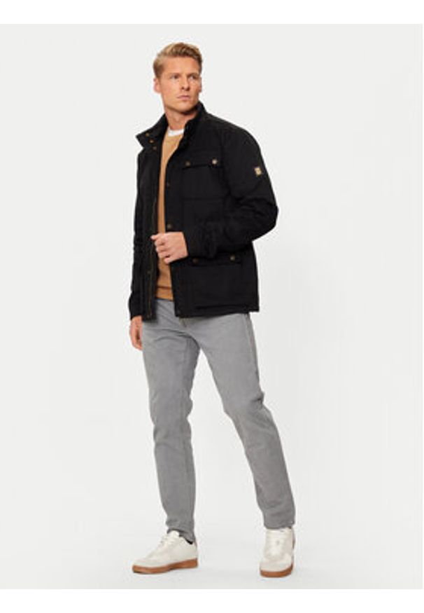 U.S. Polo Assn. Kurtka przejściowa MUP3598 Czarny Regular Fit. Typ kołnierza: polo. Kolor: czarny. Materiał: bawełna