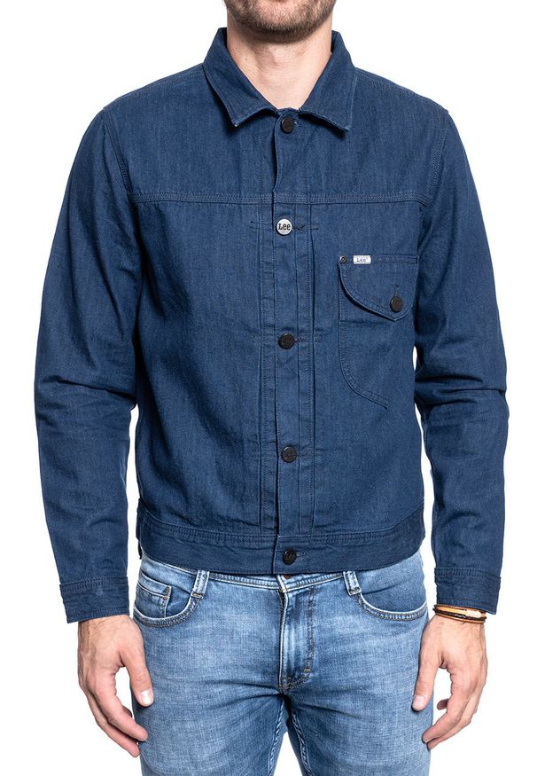 Lee - MĘSKA KURTKA JEANSOWA LEE COWBOY JACKET REGULAR FIT L87OKE36 112122934. Materiał: jeans