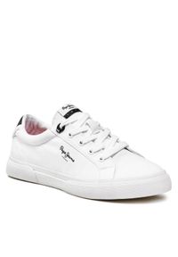 Pepe Jeans Tenisówki Kenton Basic Woman PLS30990 Biały. Kolor: biały. Materiał: materiał #1