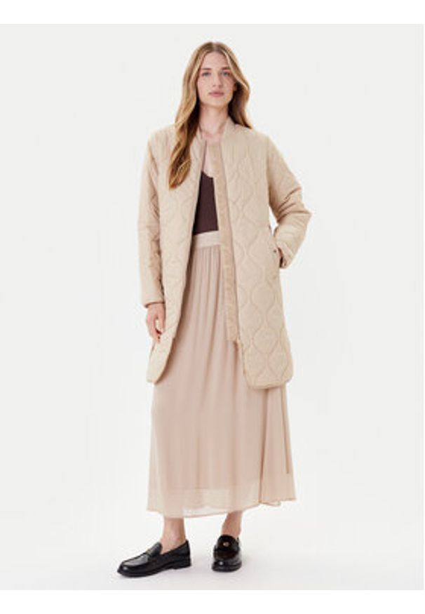 JOOP! Spódnica trapezowa 58 253S58Sumi 30047649 Beżowy Regular Fit. Kolor: beżowy. Materiał: wiskoza