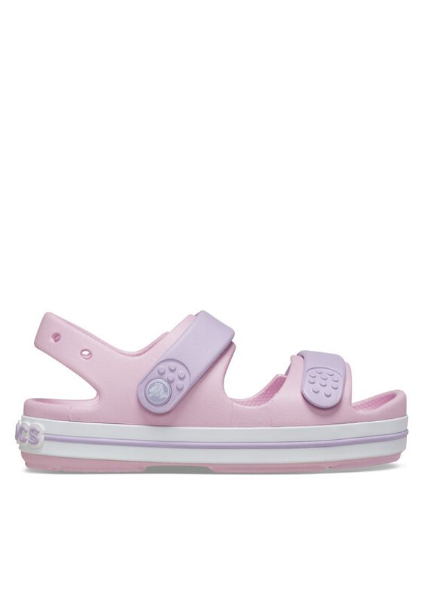 Crocs Sandały Crocband Cruiser Sandal T Kids 209424 Różowy. Kolor: różowy