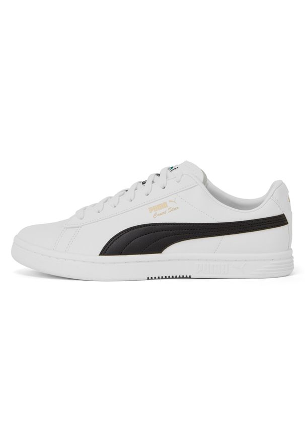 Buty do chodzenia męskie Puma Court Star Sl. Kolor: czarny, biały, wielokolorowy. Materiał: skóra. Szerokość cholewki: normalna. Sport: turystyka piesza