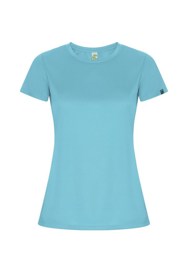 ROLY - Damska Koszulka Sportowa Imola. Kolor: niebieski. Sport: turystyka piesza