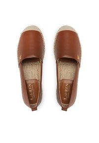 Lauren Ralph Lauren Espadryle Cameryn IV 802905304002 Brązowy. Kolor: brązowy. Materiał: skóra #5