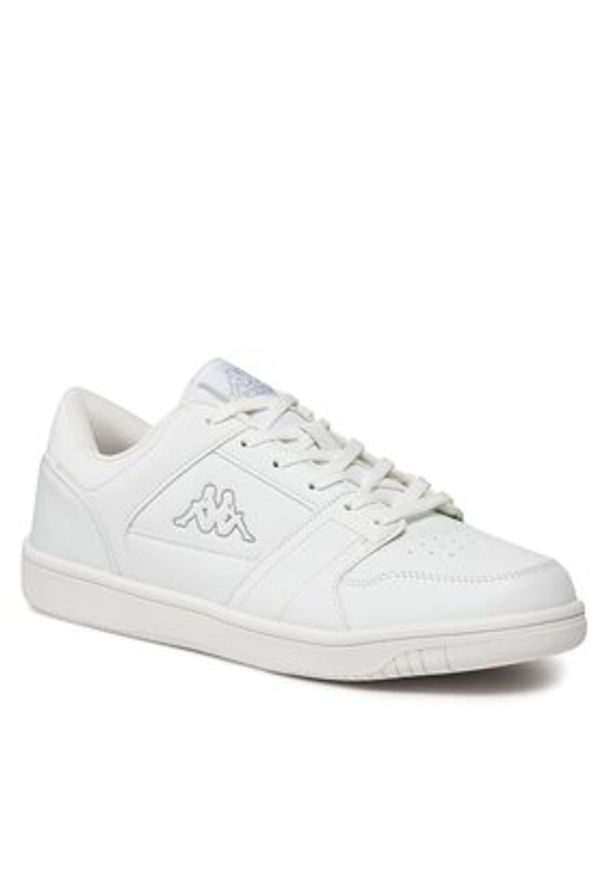 Kappa Sneakersy Logo Bernal 361G13W Biały. Kolor: biały. Materiał: skóra