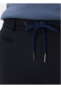 Bugatti Spodnie materiałowe 4036 36827 Granatowy Slim Fit. Kolor: niebieski. Materiał: syntetyk #3