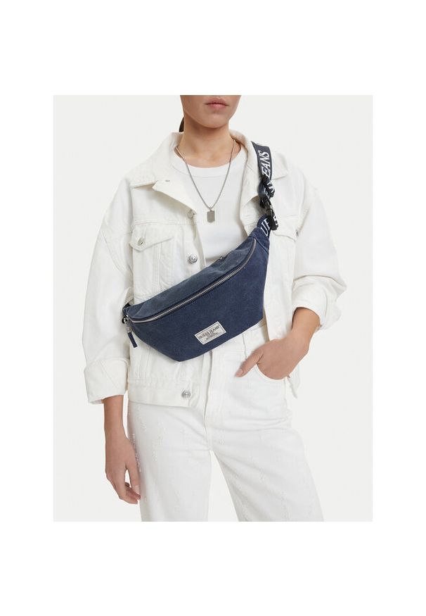 Torebka Guess Jeans. Kolor: niebieski