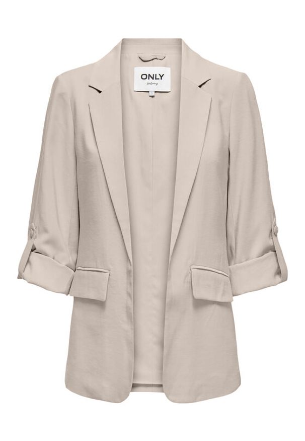 only - ONLY Marynarka Aris 15310839 Szary Loose Fit. Kolor: szary. Materiał: wiskoza