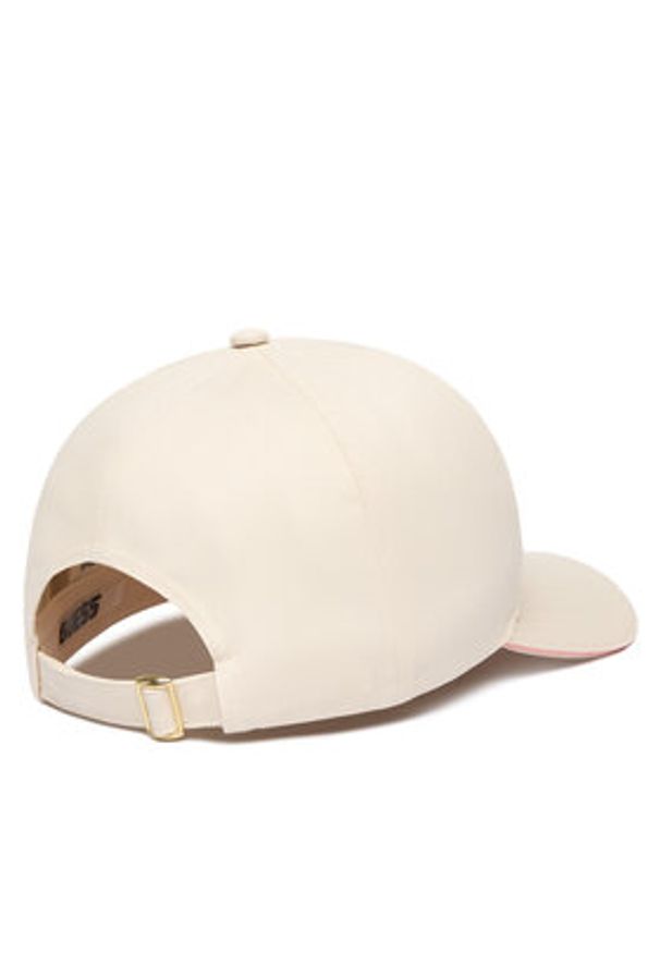 Guess Czapka z daszkiem V6RZ03 WO07T Beżowy. Kolor: beżowy. Materiał: bawełna