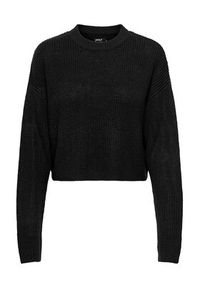 only - ONLY Sweter Malavi 15284453 Czarny Regular Fit. Kolor: czarny. Materiał: syntetyk #4