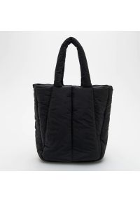 Reserved - Pikowana torba - Czarny. Kolor: czarny. Materiał: pikowane #1