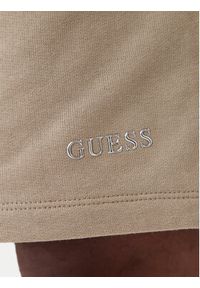 Guess Szorty sportowe Z6RD06 KAIJ1 Beżowy Regular Fit. Kolor: beżowy. Materiał: bawełna. Styl: sportowy #5