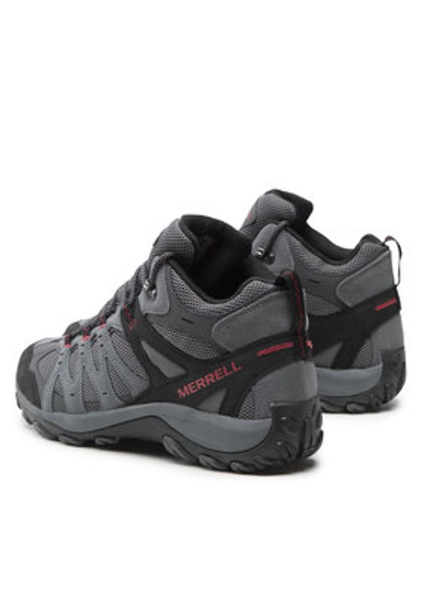 Merrell Trekkingi Accentor 3 Mid J135479 Szary. Kolor: szary. Materiał: materiał. Sport: turystyka piesza