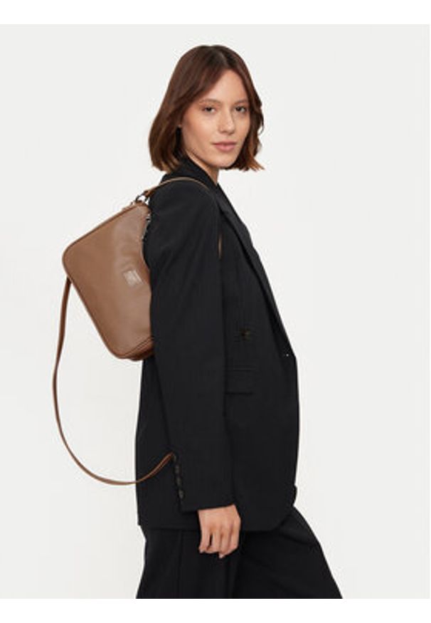 JOOP! Jeans Torebka Annelie 4130000888 Beżowy. Kolor: beżowy. Materiał: skórzane