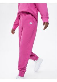 Sprandi Spodnie dresowe SP22-SPD102 Różowy Relaxed Fit. Kolor: różowy. Materiał: dresówka, bawełna #10
