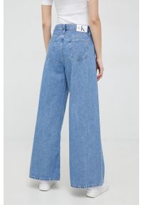 Calvin Klein Jeans jeansy Low Rise Loose damskie high waist. Stan: podwyższony. Kolor: niebieski #2