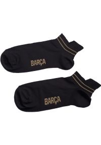 Real Madrid - Skarpetki do kostki unisex Barça. Kolor: czarny. Sport: piłka nożna