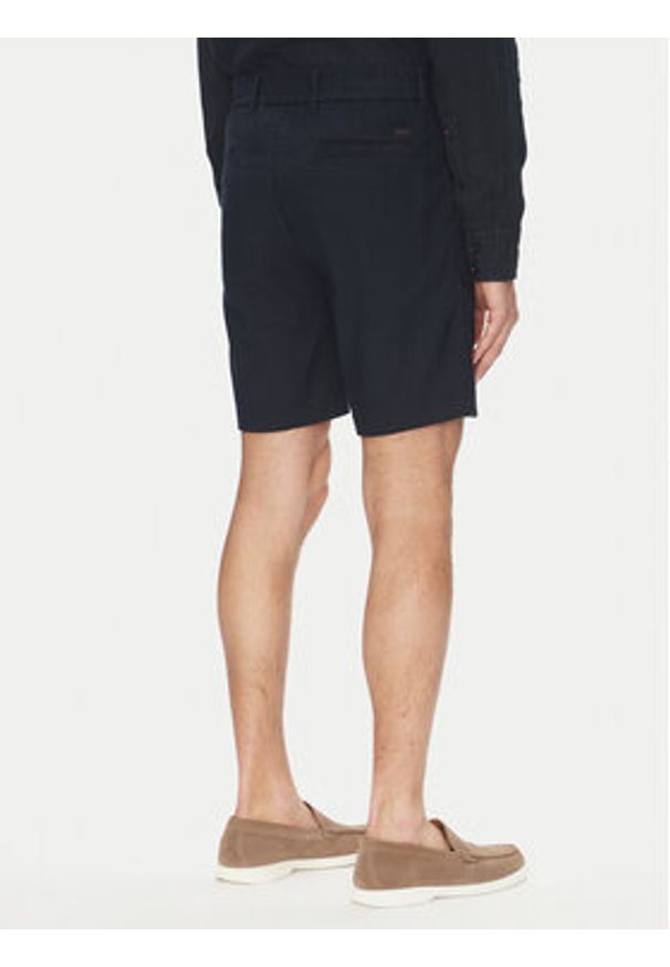BOSS Szorty materiałowe 50536863 Granatowy Tapered Fit. Kolor: niebieski. Materiał: syntetyk