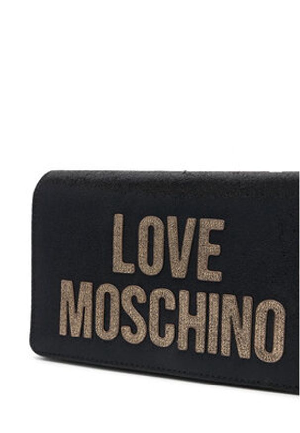 Love Moschino - LOVE MOSCHINO Torebka JC4104PP1OLK0000 Czarny. Kolor: czarny. Materiał: skórzane