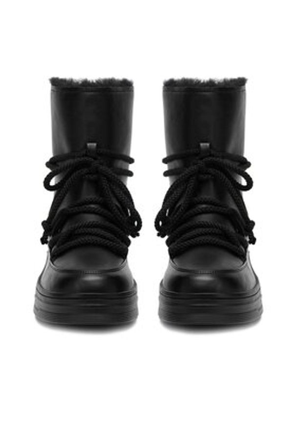 DeeZee Śniegowce HX24025-1 Czarny. Kolor: czarny. Materiał: materiał, syntetyk