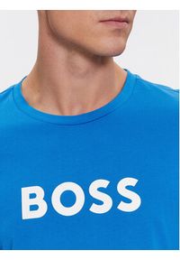 BOSS - Boss T-Shirt 50491706 Niebieski Regular Fit. Kolor: niebieski. Materiał: bawełna #4