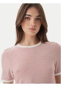 only - ONLY T-Shirt Tine 15315406 Czerwony Regular Fit. Kolor: czerwony. Materiał: wiskoza #6