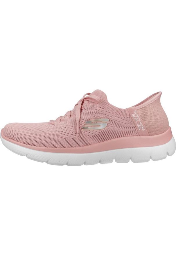 skechers - Adidasy Skechers Summits-new Daily, Kobiety. Kolor: różowy. Materiał: tkanina
