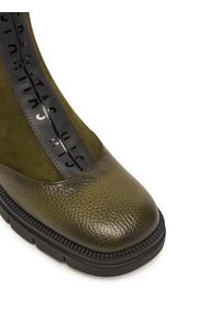 Hispanitas Botki HI254302 Zielony. Kolor: zielony. Materiał: skóra