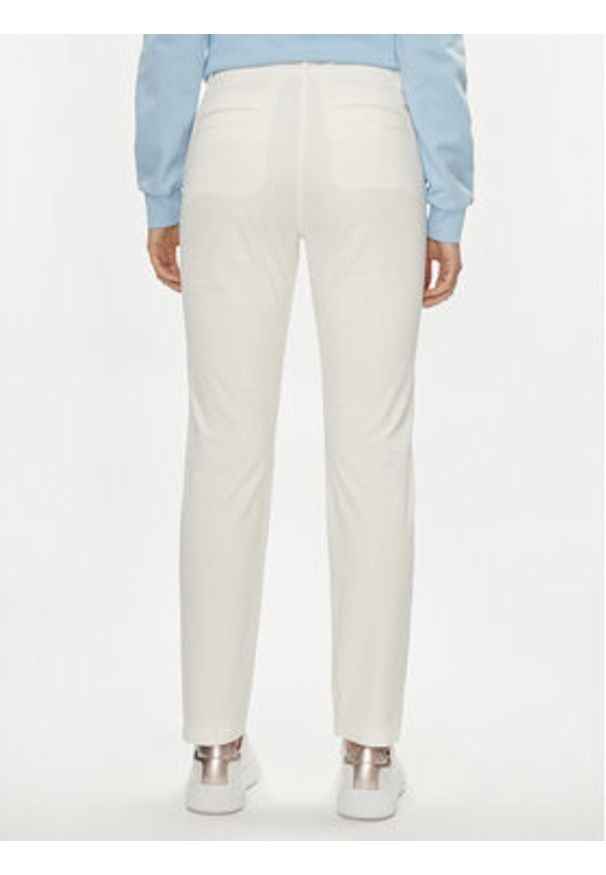 Napapijri Spodnie materiałowe Meridian NP0A4GYE Écru Regular Fit. Materiał: bawełna