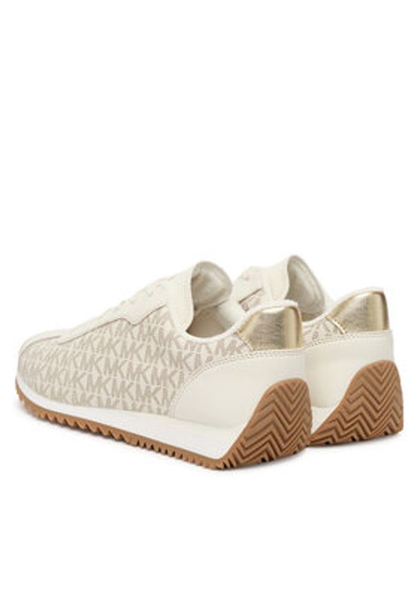 MICHAEL Michael Kors Sneakersy Rhodes 43T5RHFS3L Beżowy. Kolor: beżowy. Materiał: skóra