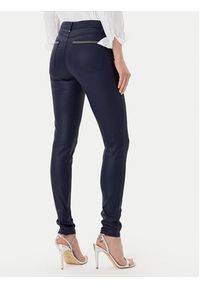 Morgan Spodnie materiałowe 212-PALONA Granatowy Slim Fit. Kolor: niebieski. Materiał: syntetyk, bawełna #2