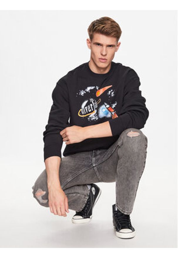 Levi's® Bluza Graphic 38712-0213 Czarny Relaxed Fit. Kolor: czarny. Materiał: bawełna