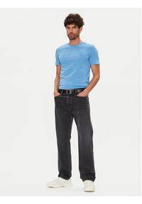 Tommy Jeans T-Shirt Jaspe DM0DM20363 Niebieski Slim Fit. Kolor: niebieski. Materiał: bawełna #3