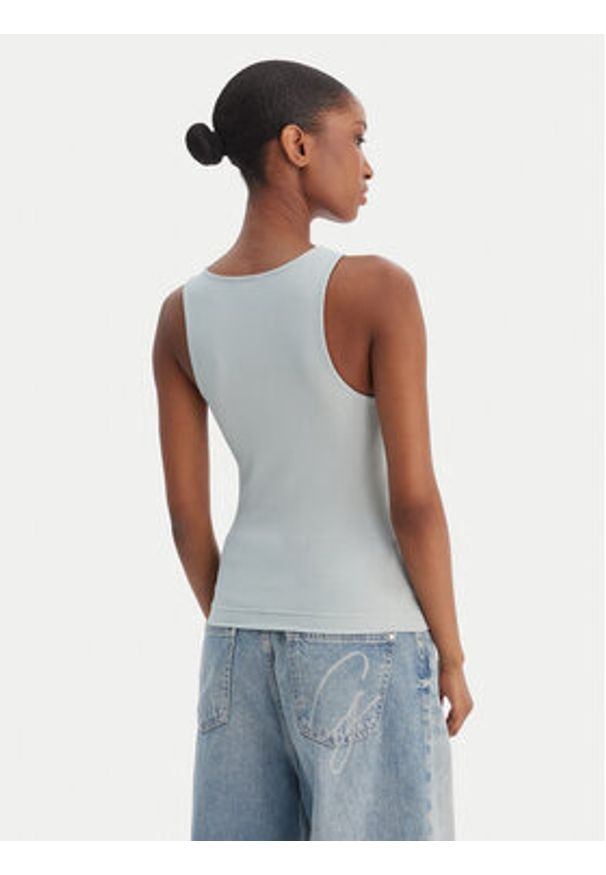 Guess Top W6RP39 KD092 Zielony Regular Fit. Kolor: zielony. Materiał: syntetyk