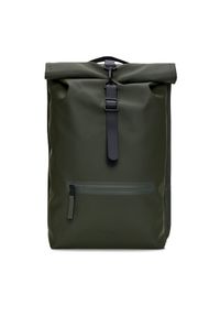 Rains Plecak Rolltop Rucksack W3 13320 Zielony. Kolor: zielony. Materiał: materiał