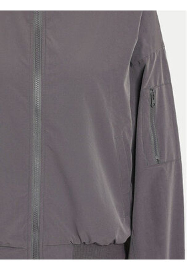 Noisy may - Noisy May Kurtka bomber Kirby 27028805 Szary Regular Fit. Kolor: szary. Materiał: syntetyk